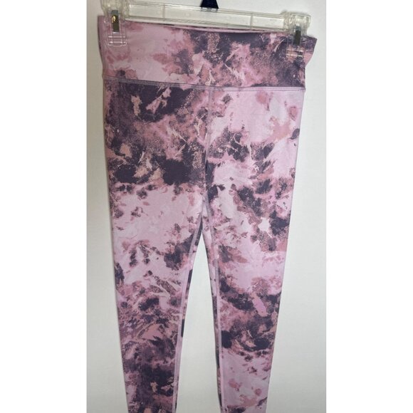 Athleta Girl High Rise Printed Chit Chat Tights Leggings, Large/12 - Picture 2 of 5